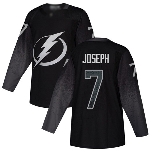 Adidas Tampa Bay Lightning #7 Mathieu Joseph Black Alternate Authentic Youth Stitched NHL Jersey->youth nhl jersey->Youth Jersey